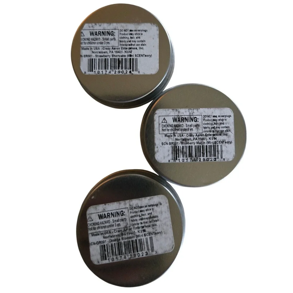 Crazy Aaron's SCENTSory Putty Kids 0.29oz Strawberry Short Orange Blueberry 3pk